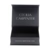 Rigid Black Magnetic Apparel Gift Box with Silver Foil Logo
