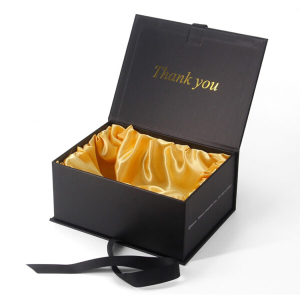 Rigid Competition Suit Box with Satin Lining and Ribbon
