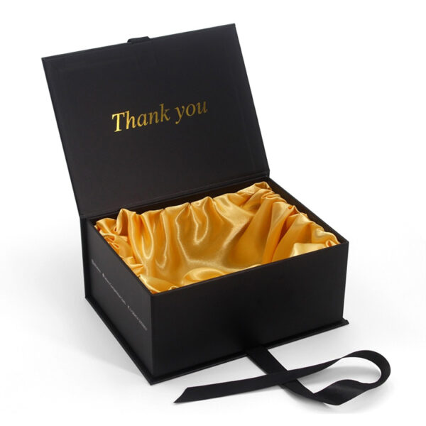 Rigid Competition Suit Box with Satin Lining and Ribbon