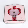 Rigid Double-Door Rose Jewelry Gift Box with Display Insert Rigid Double-Door Rose Jewelry Gift Box with Display Insert
