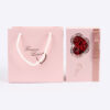 Rigid Double-Door Rose Jewelry Gift Box with Display Insert Rigid Double-Door Rose Jewelry Gift Box with Display Insert