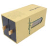 Rigid Double Drawer Date Gift Box with Window and Dividers