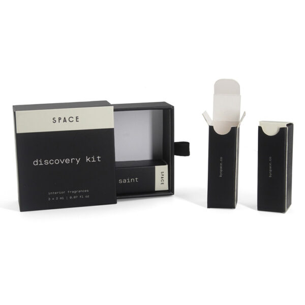 Rigid Drawer Home Fragrance Discovery Set Box with Ribbon