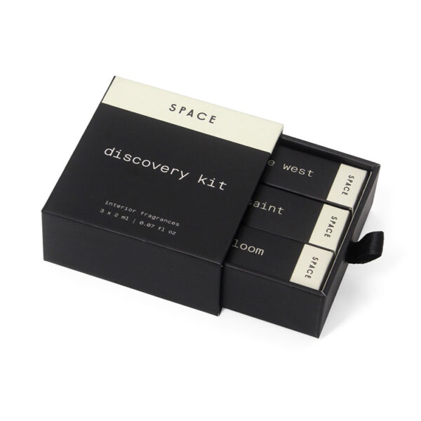 Rigid Drawer Home Fragrance Discovery Set Box with Ribbon