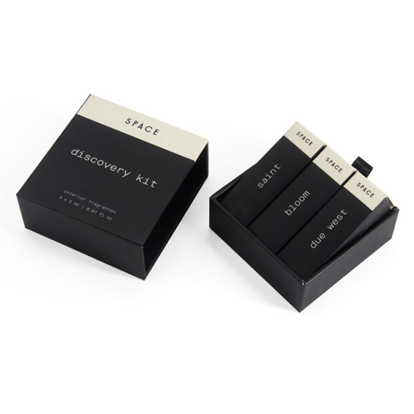 Rigid Drawer Home Fragrance Discovery Set Box with Ribbon