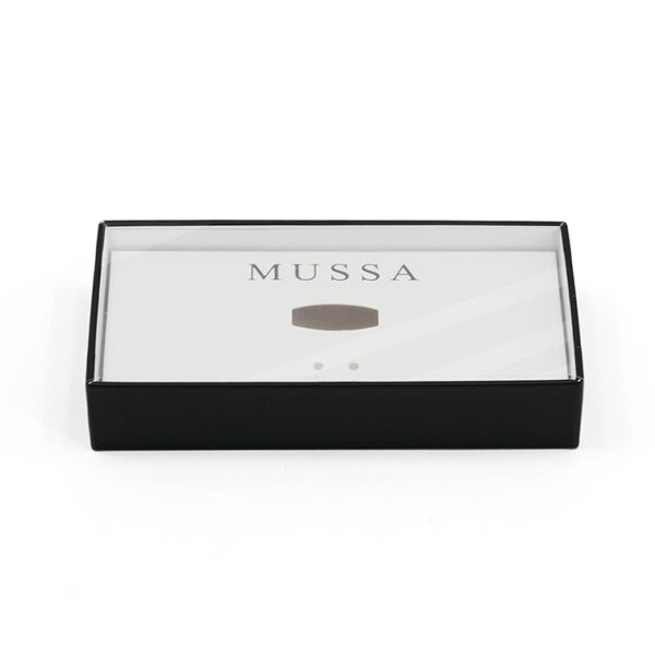 Rigid Fashion Accessory Box with Clear Plastic Display Lid