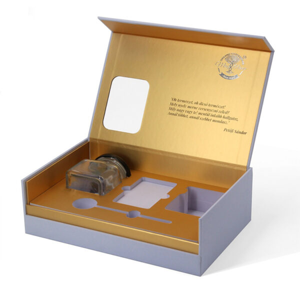 Rigid Fruit Crystal Presentation Box with Window Insert