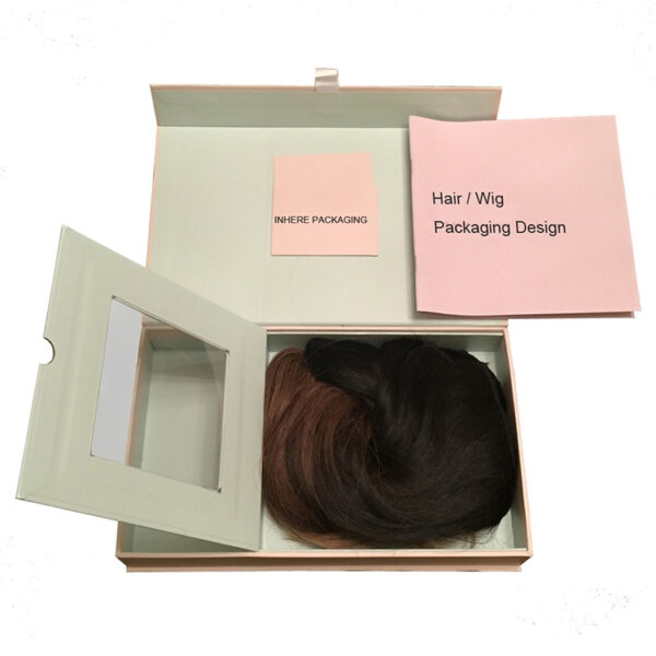 Rigid Hair Extension Presentation Box with Display Window
