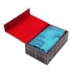 Rigid Hinged-Lid Hijab Gift Box with Foil Logo Branding