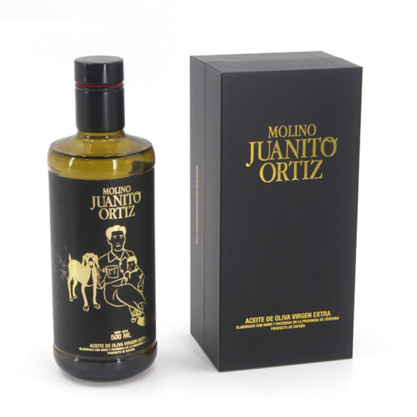 Rigid Hinged Olive Oil Gift Box with Gold Foil Branding Rigid Hinged Olive Oil Gift Box with Gold Foil Branding