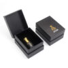 Rigid Hinged Perfume Oil Gift Box with Black Foam Insert