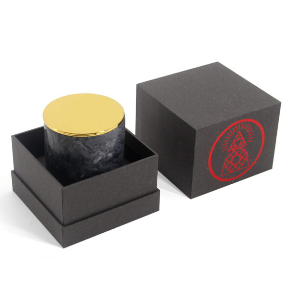 Rigid Incense Box with Circular Insert