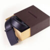 Rigid Lid-and-Base Belt Gift Box with Compartment Insert