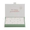 Rigid Magnetic Baby Gift Box with Printed Insert and Ribbon