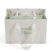 Rigid Magnetic Baby Gift Box with Printed Insert and Ribbon