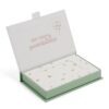 Rigid Magnetic Baby Gift Box with Printed Insert and Ribbon