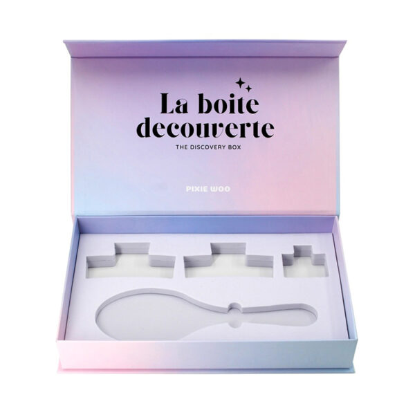 Rigid Magnetic Hair Accessory Gift Box with Custom Insert Rigid Magnetic Hair Accessory Gift Box with Custom Insert