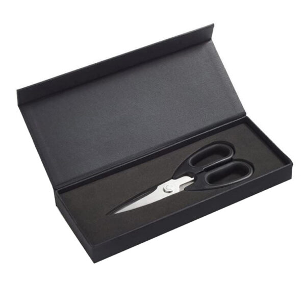 Rigid Magnetic Hair Scissor Box with Custom Foam Insert