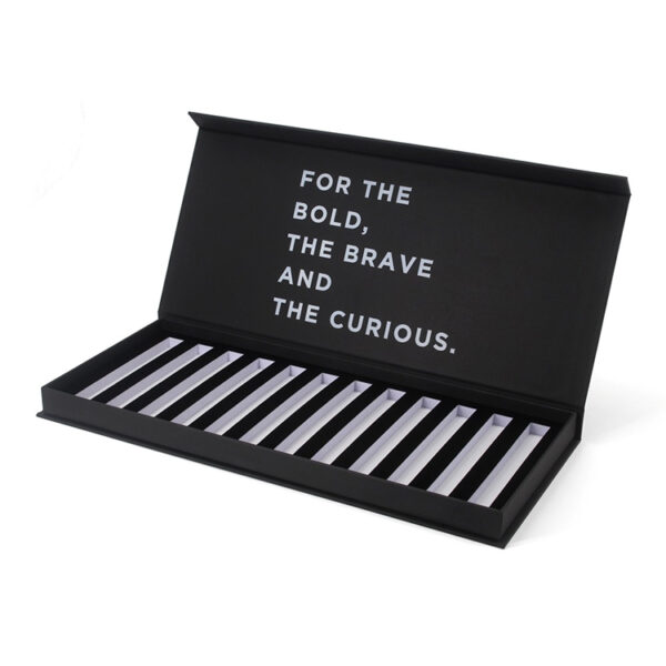 Rigid Magnetic Hot Sauce Gift Box with Custom Insert Tray