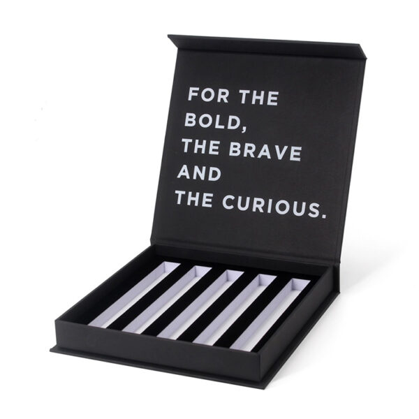 Rigid Magnetic Hot Sauce Gift Box with Custom Insert Tray