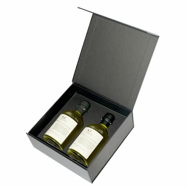 Rigid Magnetic Olive Oil Gift Box with Custom Foam Insert Rigid Magnetic Olive Oil Gift Box with Custom Foam Insert