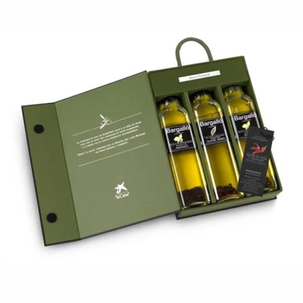 Rigid Magnetic Olive Oil Gift Box with Custom Foam Insert Rigid Magnetic Olive Oil Gift Box with Custom Foam Insert