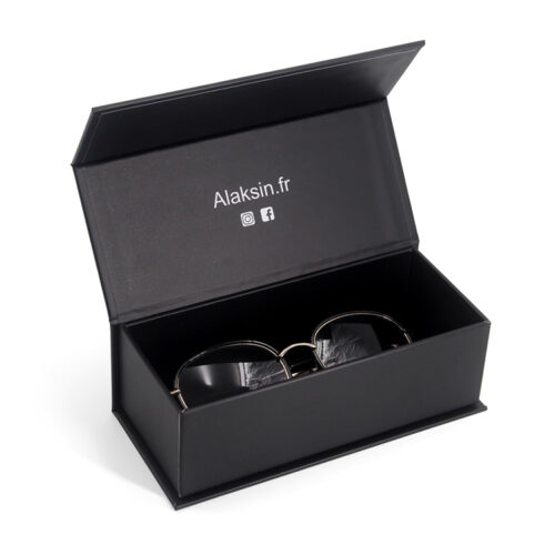 Rigid Magnetic Sunglasses Packaging Box with Printed Logo Rigid Magnetic Sunglasses Packaging Box with Printed Logo