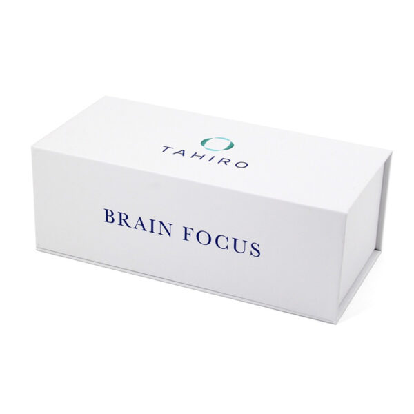 Rigid Magnetic Supplement Box with Cardboard Divider Insert