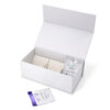Rigid Magnetic Supplement Box with Cardboard Divider Insert