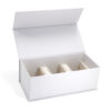 Rigid Magnetic Supplement Box with Cardboard Divider Insert