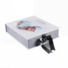 Rigid Photo Print Presentation Box with Satin Ribbon Closure