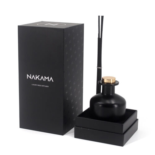 Rigid Reed Diffuser Packaging Box with Black Foam Insert