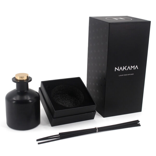 Rigid Reed Diffuser Packaging Box with Black Foam Insert Rigid Reed Diffuser Packaging Box with Black Foam Insert
