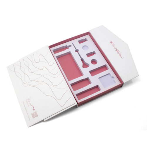 Rigid Skincare Peeling Kit Box with Die-Cut Foam Insert