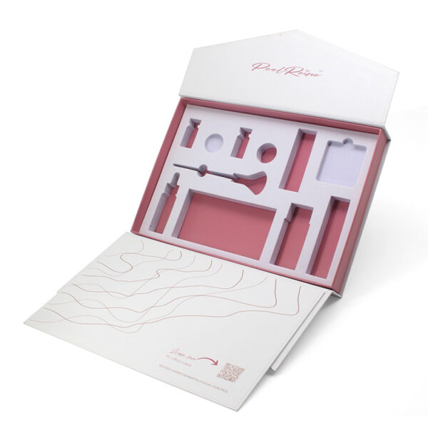 Rigid Skincare Peeling Kit Box with Die-Cut Foam Insert