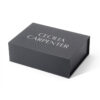 Textured Black Magnetic Rigid Retail Presentation Gift Box Textured Black Magnetic Rigid Retail Presentation Gift Box