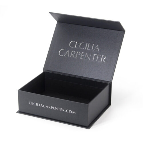Textured Black Magnetic Rigid Retail Presentation Gift Box Textured Black Magnetic Rigid Retail Presentation Gift Box