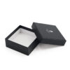 Textured Rigid Leather Accessory Gift Box with Foil Logo