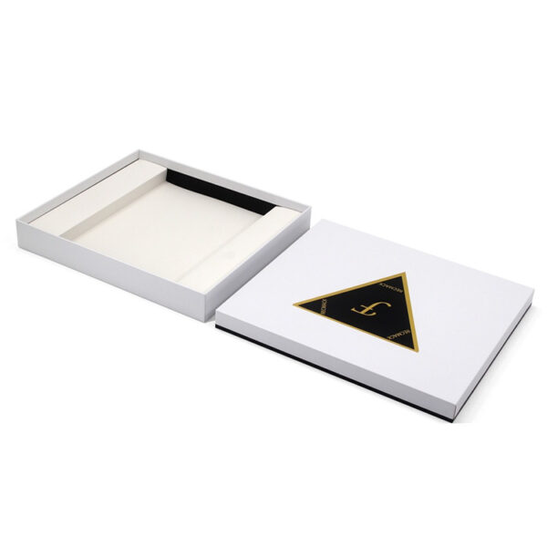 Two-Piece Rigid Apparel Presentation Box with Foil Logo
