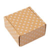 Two-Piece Window Candy Gift Box with Metallic Gold Print