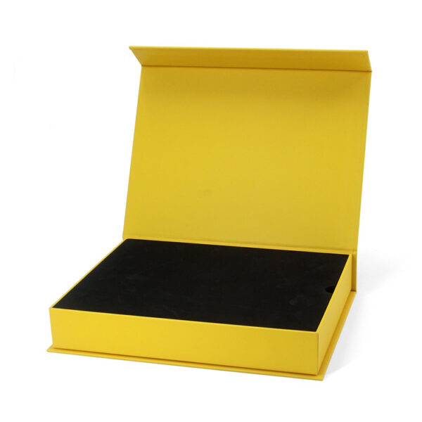 Yellow Magnetic Planner Presentation Box with Foam Insert Yellow Magnetic Planner Presentation Box with Foam Insert