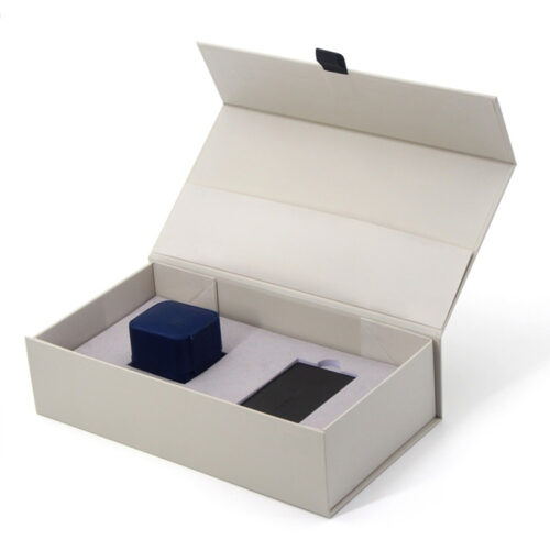 Collapsible Magnetic Jewelry Presentation Box with Insert Collapsible Magnetic Jewelry Presentation Box with Insert