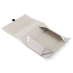 Scatola pieghevole magnetica per la presentazione di gioielli con inserto