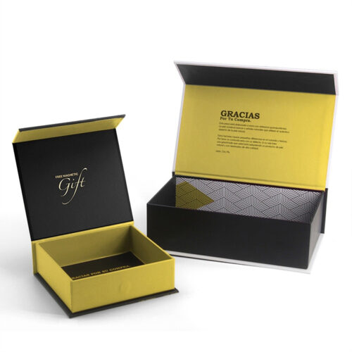Collapsible Rigid Gift Box with Magnetic Lid and Handle Collapsible Rigid Gift Box with Magnetic Lid and Handle