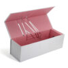 Collapsible Rosé Wine Gift Box with Silver Foil Artwork Collapsible Rosé Wine Gift Box with Silver Foil Artwork