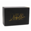 Custom Black Cosmetic Mailer Box with Gold Foil Logo