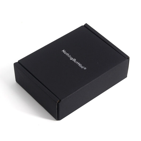 Custom Black Printed Mailer Box for Fashion Accessories