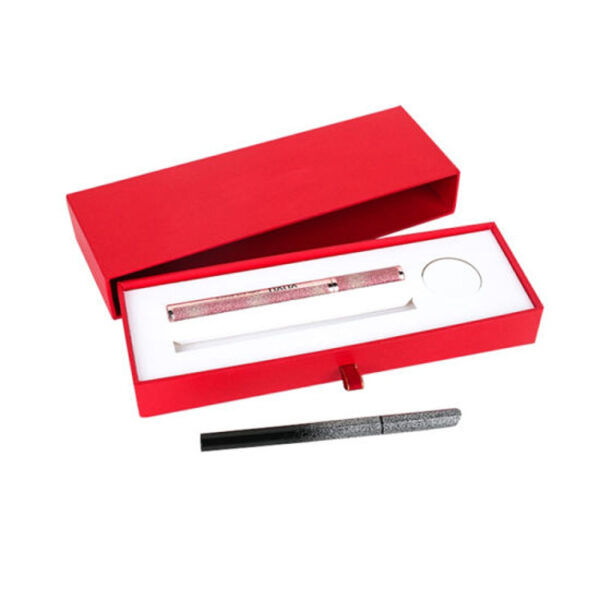 Foil Printed Rigid Drawer Eyeliner Box with Custom Insert Foil Printed Rigid Drawer Eyeliner Box with Custom Insert