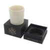 Foil Stamped Rigid Candle Gift Box with Custom Foam Insert Foil Stamped Rigid Candle Gift Box with Custom Foam Insert