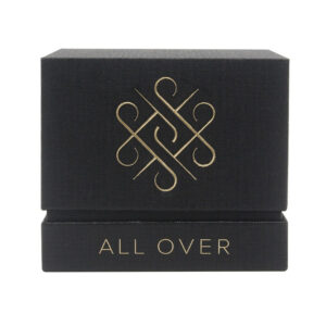 Foil Stamped Rigid Candle Gift Box with Custom Foam Insert